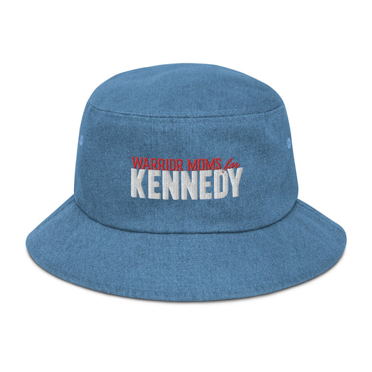 Warrior Moms for Kennedy Denim Bucket Hat