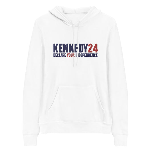 Declare Your Independence Embroidered Hoodie - White