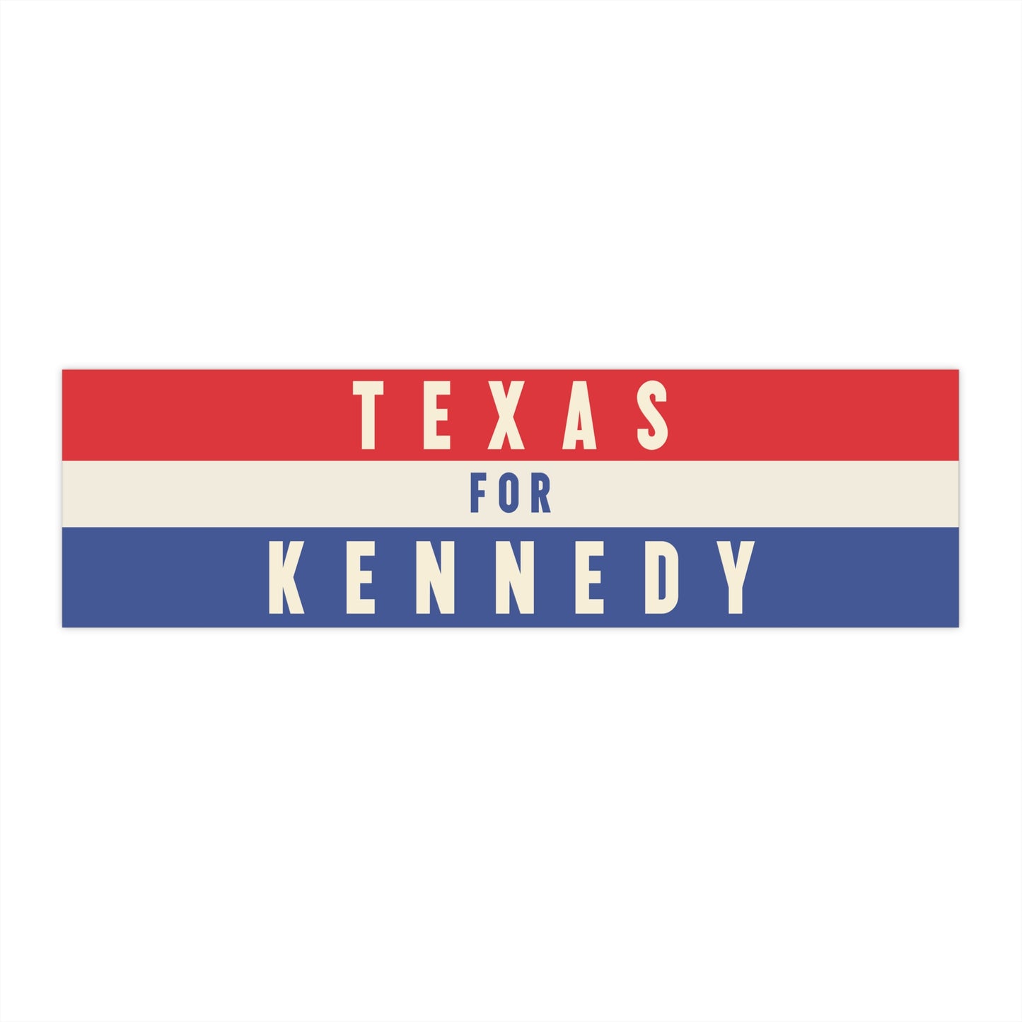 Texas for Kennedy Bumper Sticker