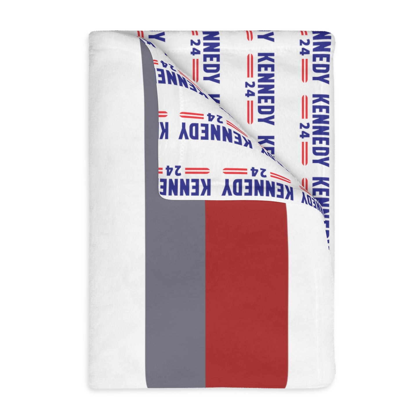 Striped Declare Your Independence Velveteen Minky Baby Blanket (40"x30")