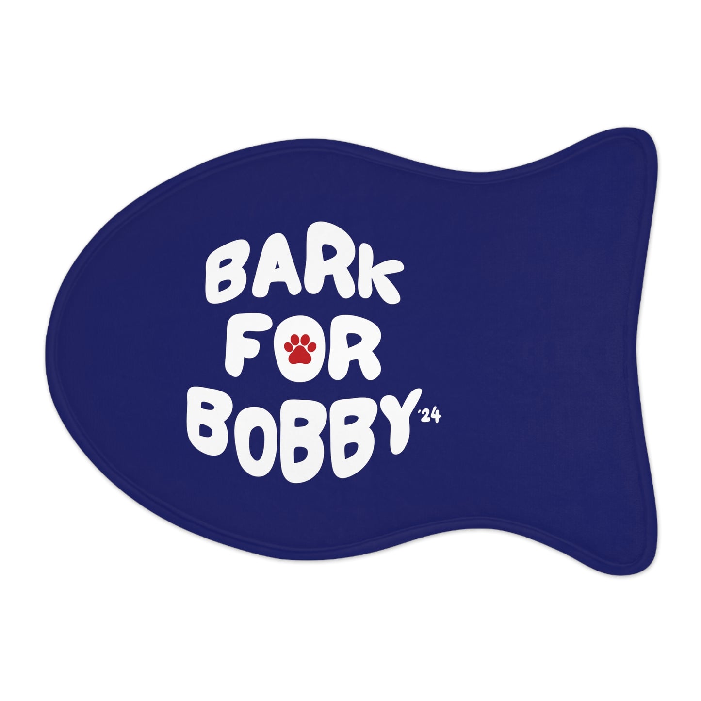 Bark for Bobby Pet Navy Feeding Mat