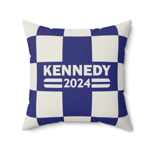 Kennedy Classic Checker Navy Square Pillow