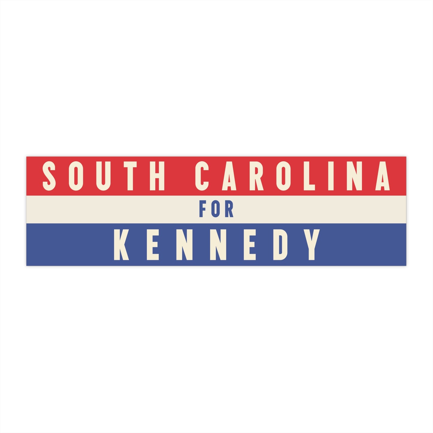 South Carolina for Kennedy Bumper Sticker
