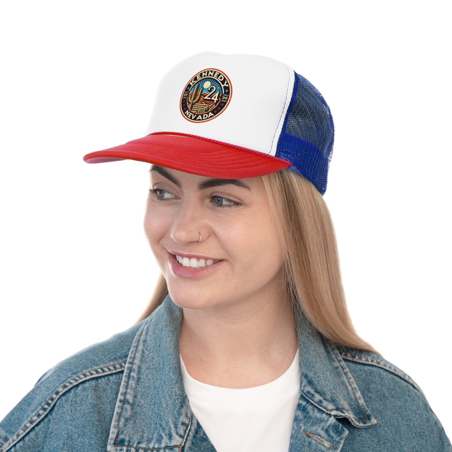 Nevada for Kennedy Trucker Hat