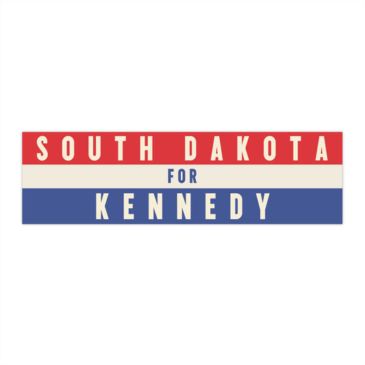 South Dakota for Kennedy Bumper Sticker