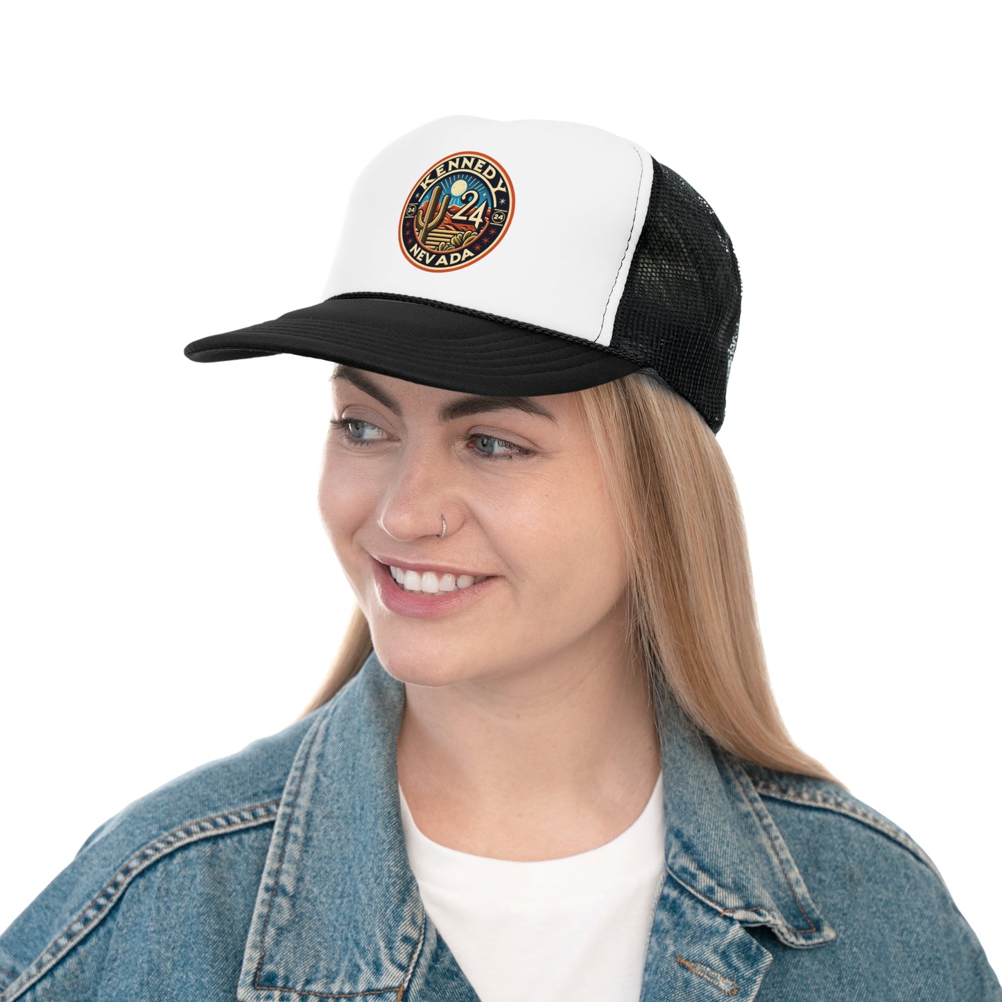 Nevada for Kennedy Trucker Hat