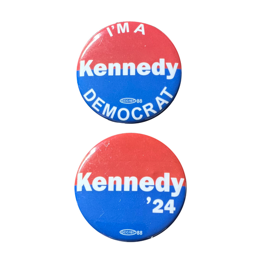 I'm a Kennedy Democrat pins set of 2