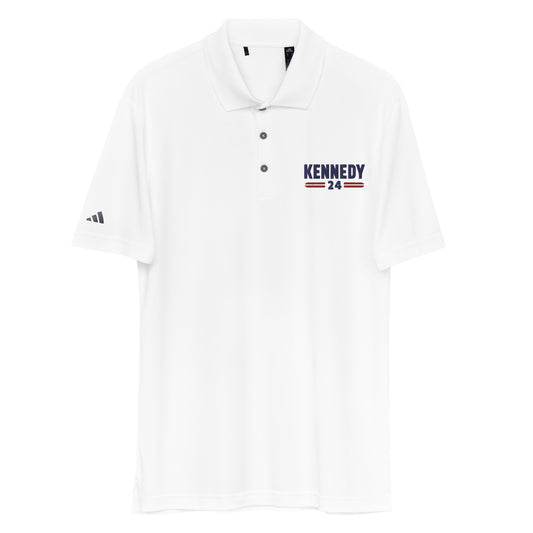 Premium Kennedy Embroidered Classic Adidas Polo Shirt