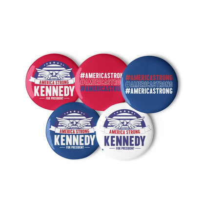 America Strong (5 Buttons) - Team Kennedy Official Merchandise