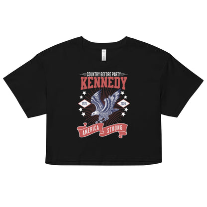 America Strong II Women’s Crop Top - Team Kennedy Official Merchandise