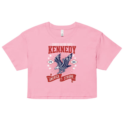 America Strong II Women’s Crop Top - Team Kennedy Official Merchandise