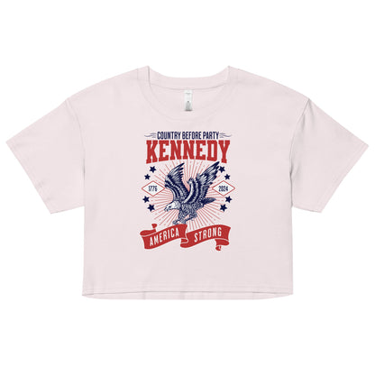 America Strong II Women’s Crop Top - Team Kennedy Official Merchandise