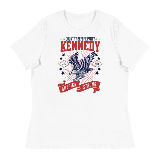 America Strong II Women's Relaxed Tee - Team Kennedy Official Merchandise