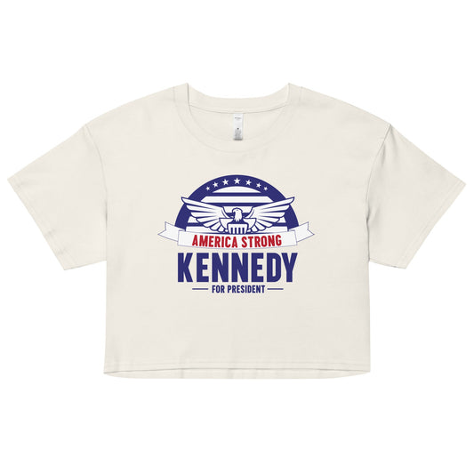 America Strong Women’s Crop Top - Team Kennedy Official Merchandise