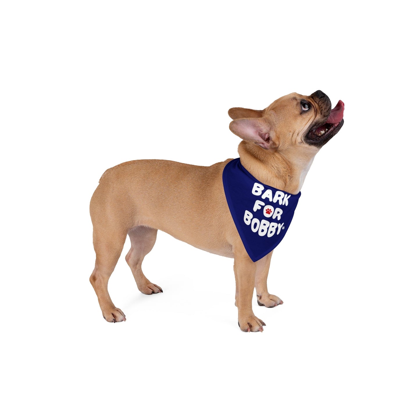 Bark for Bobby '24 Pet Bandana Navy - Team Kennedy Official Merchandise