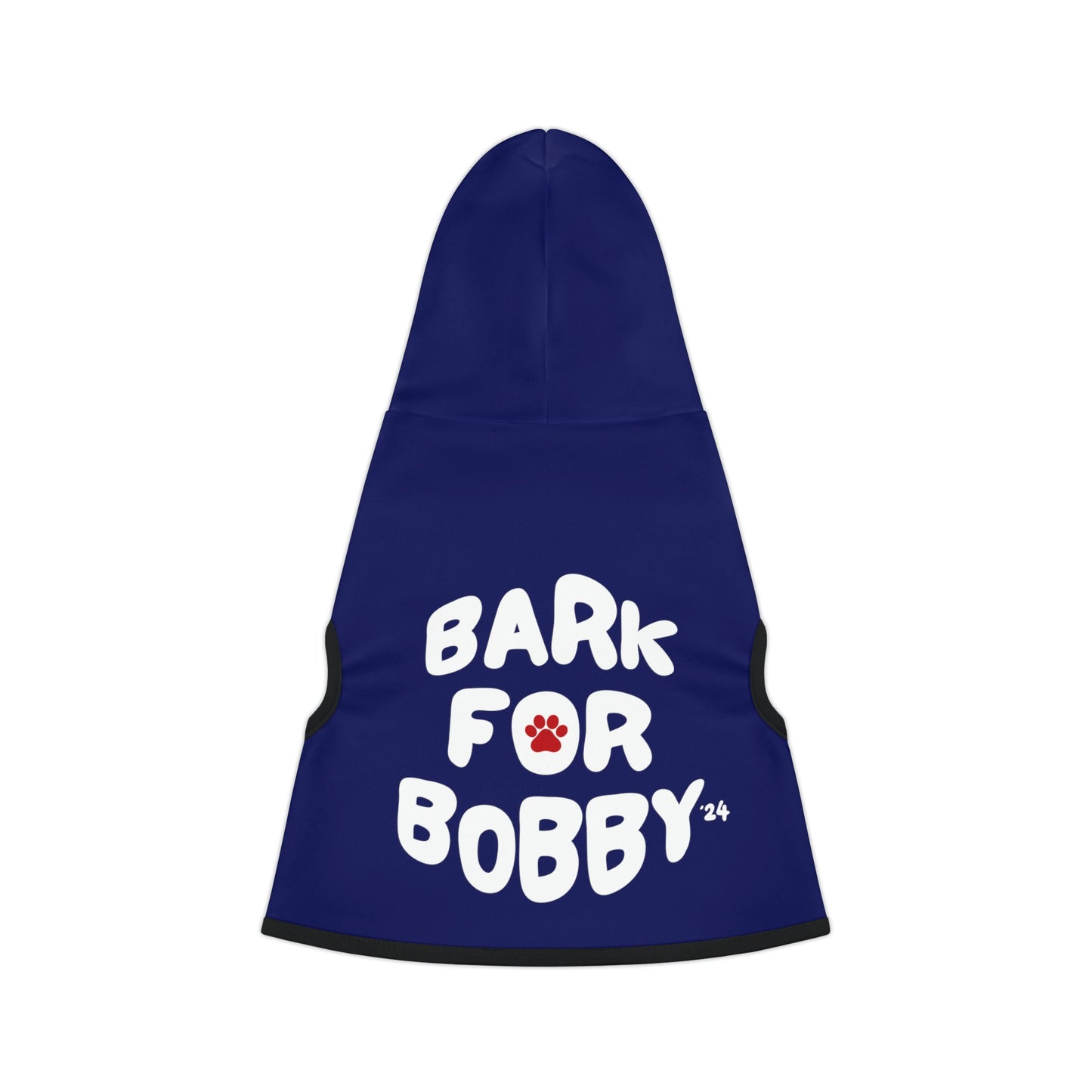Bark for Bobby Pet Hoodie Navy - TEAM KENNEDY. All rights reserved