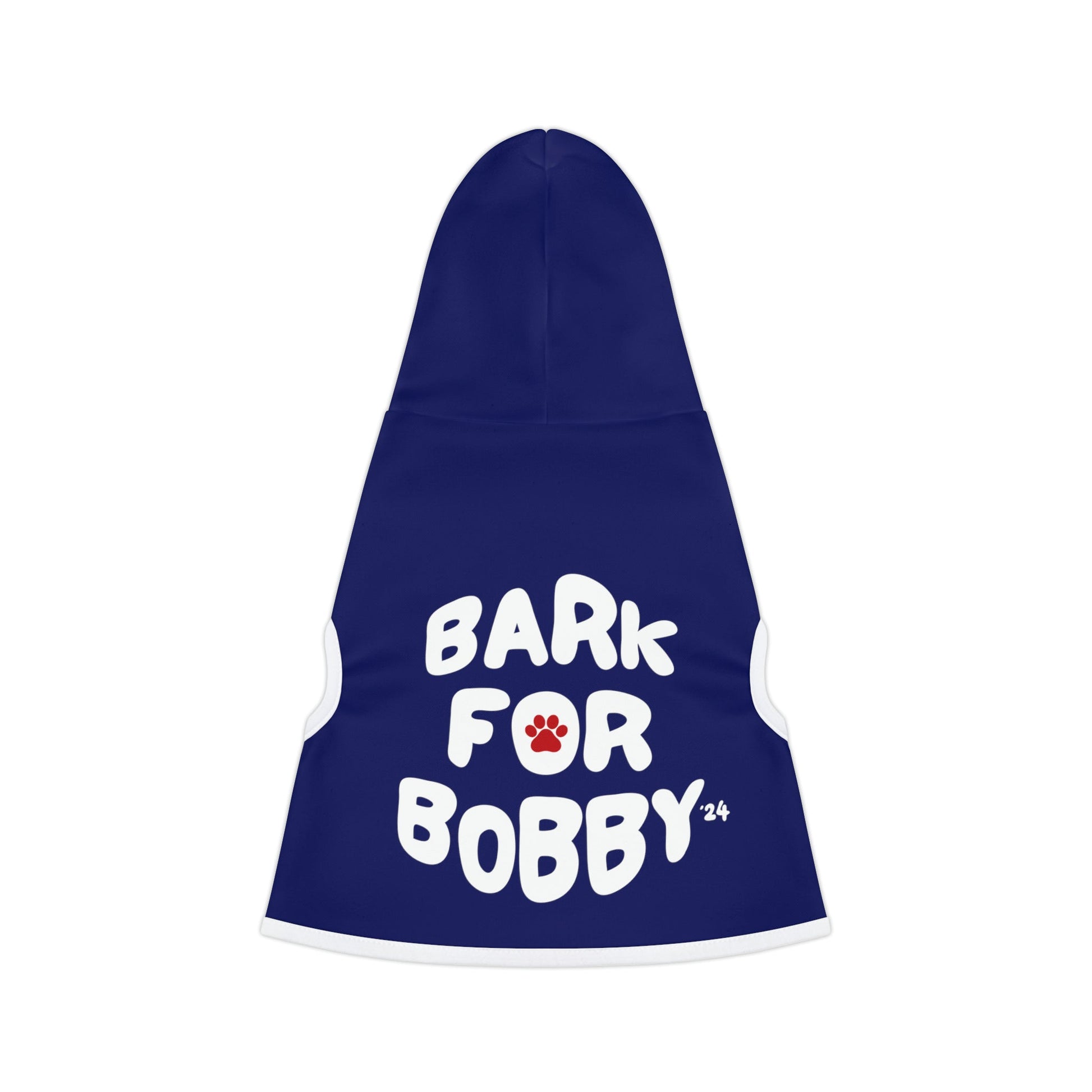 Bark for Bobby Pet Hoodie Navy - TEAM KENNEDY. All rights reserved