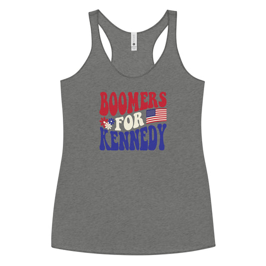 Boomers for Kennedy Women's Racerback Tank - TEAM KENNEDY. All rights reserved