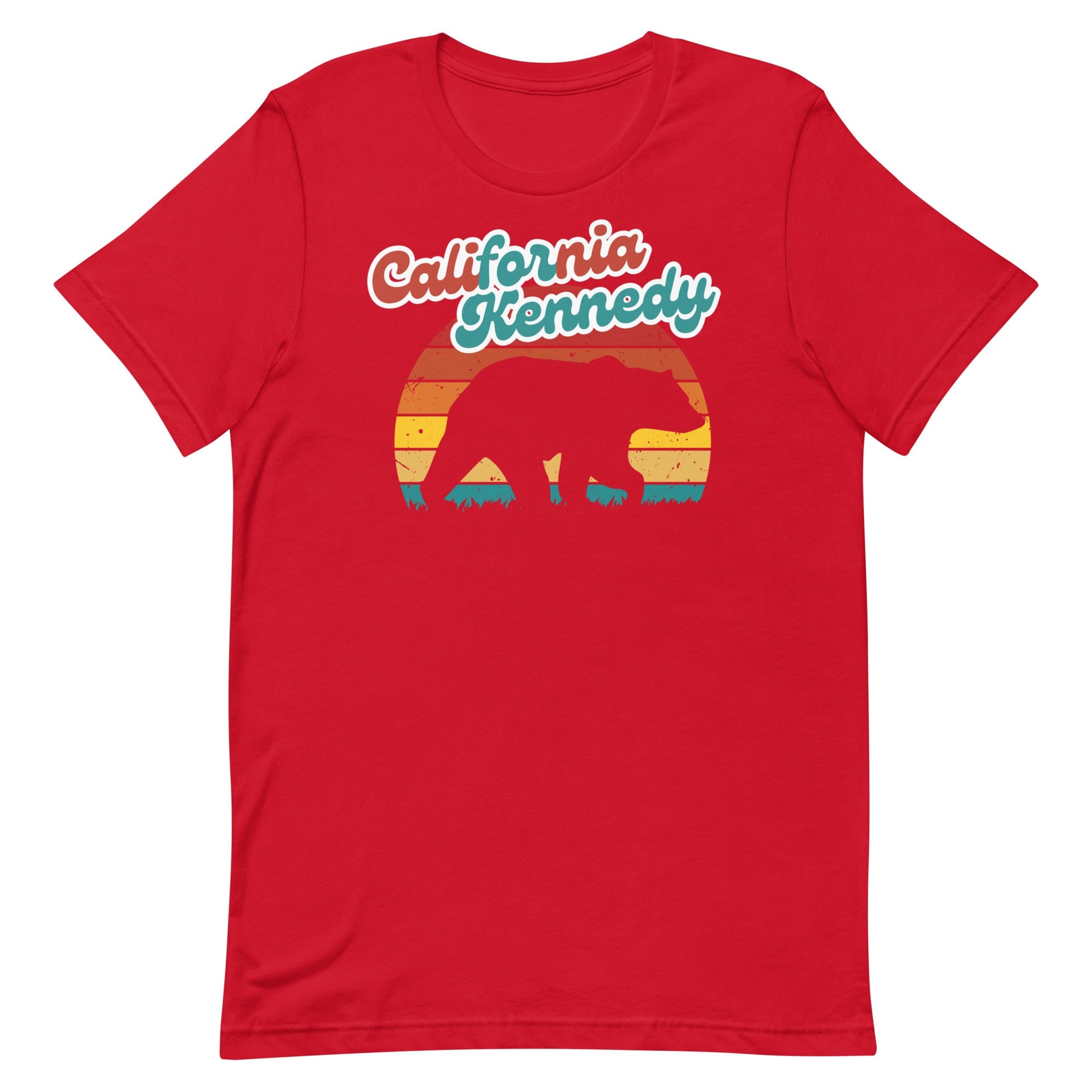 California for Kennedy Bear Unisex Tee - TEAM KENNEDY. All rights reserved