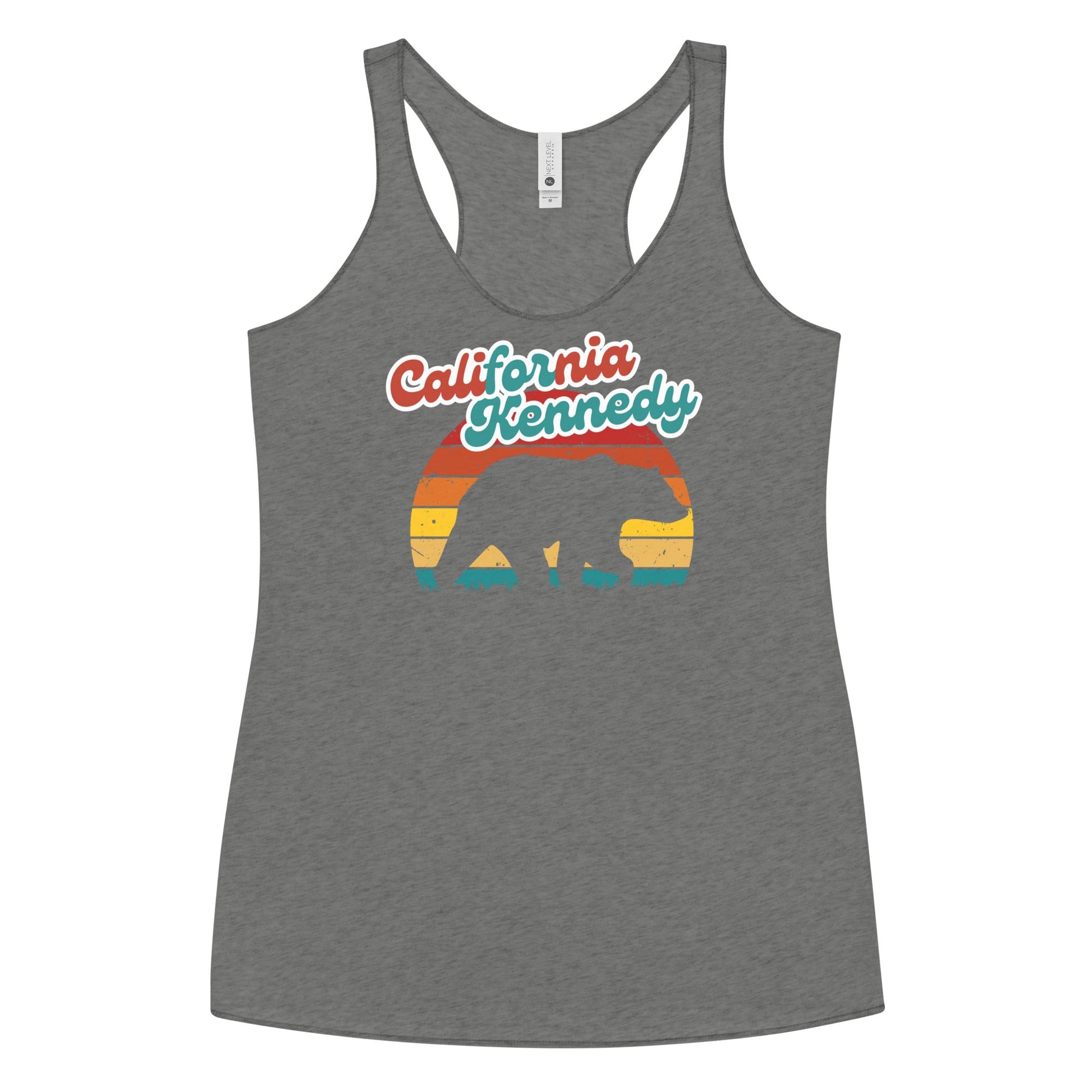 California for Kennedy Bear Women's Racerback Tank - TEAM KENNEDY. All rights reserved