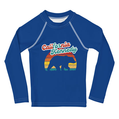Califronia for Kennedy Bear Kids Rash Guard - TEAM KENNEDY. All rights reserved