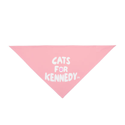 Cats For Kennedy '24 Spring Pet Bandana - TEAM KENNEDY. All rights reserved
