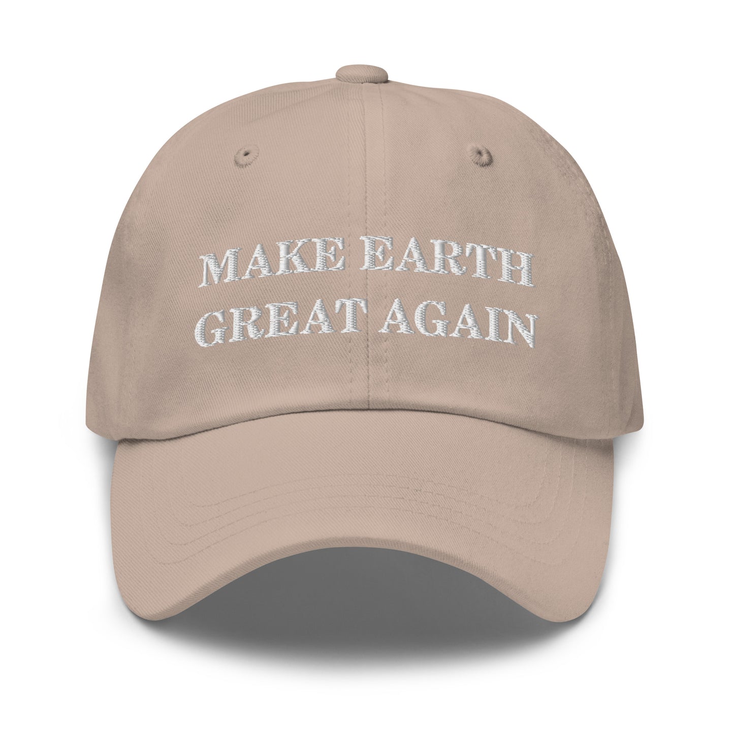Make Earth Great Again Embroidered Dad Hat