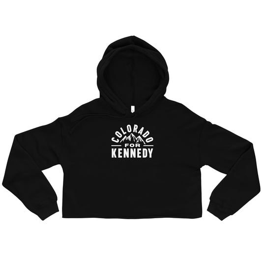 Colorado for Kennedy Crop Hoodie - TEAM KENNEDY. All rights reserved