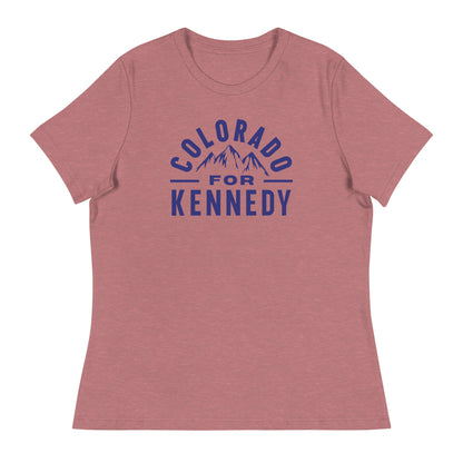 Colorado for Kennedy Women's Relaxed Tee - TEAM KENNEDY. All rights reserved