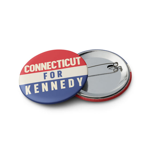 Connecticut for Kennedy (5 Buttons) - TEAM KENNEDY. All rights reserved