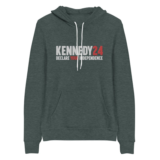 Declare Your Independence Embroidered Hoodie - TEAM KENNEDY. All rights reserved