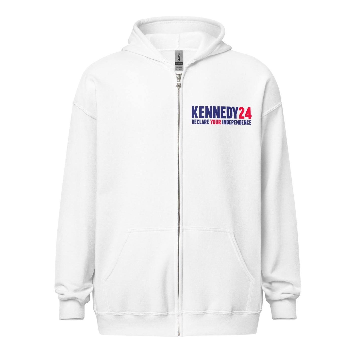 Declare Your Independence Kennedy for President Unisex Zip Hoodie - TEAM KENNEDY. All rights reserved