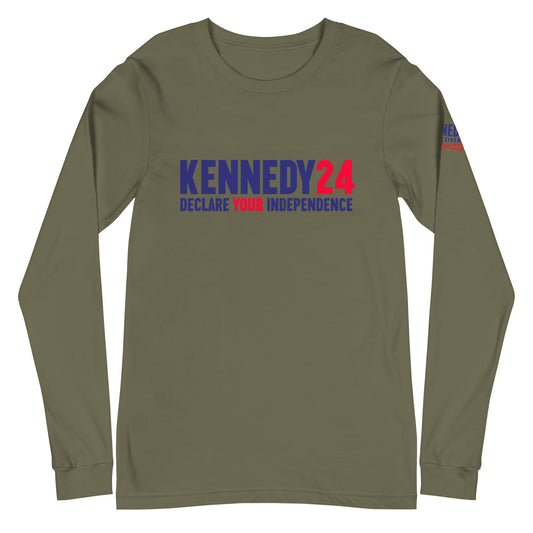 Declare Your Independence Unisex Long Sleeve Tee - TEAM KENNEDY. All rights reserved