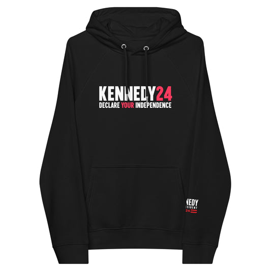 Declare Your Independence Unisex Organic Hoodie - TEAM KENNEDY. All rights reserved