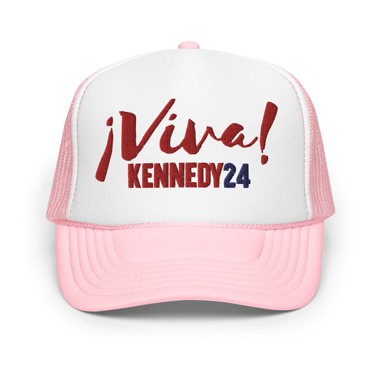 Viva Kennedy24 Embroidered Foam Trucker Hat