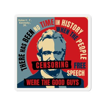 Free Speech Kennedy Die - Cut Magnets - TEAM KENNEDY. All rights reserved