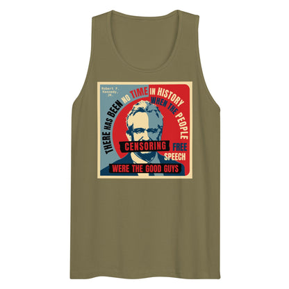 Free Speech Kennedy Men’s Tank Top - TEAM KENNEDY. All rights reserved