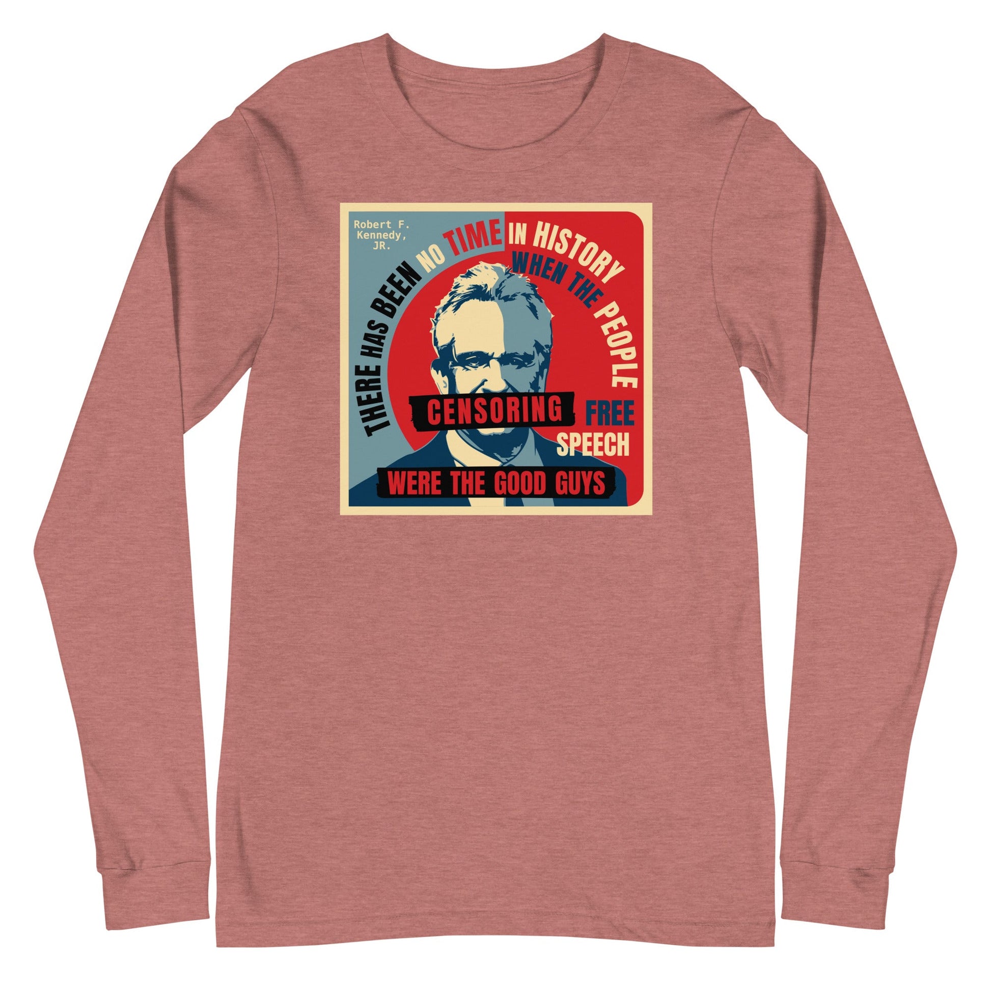 Free Speech Kennedy Unisex Long Sleeve Tee - TEAM KENNEDY. All rights reserved