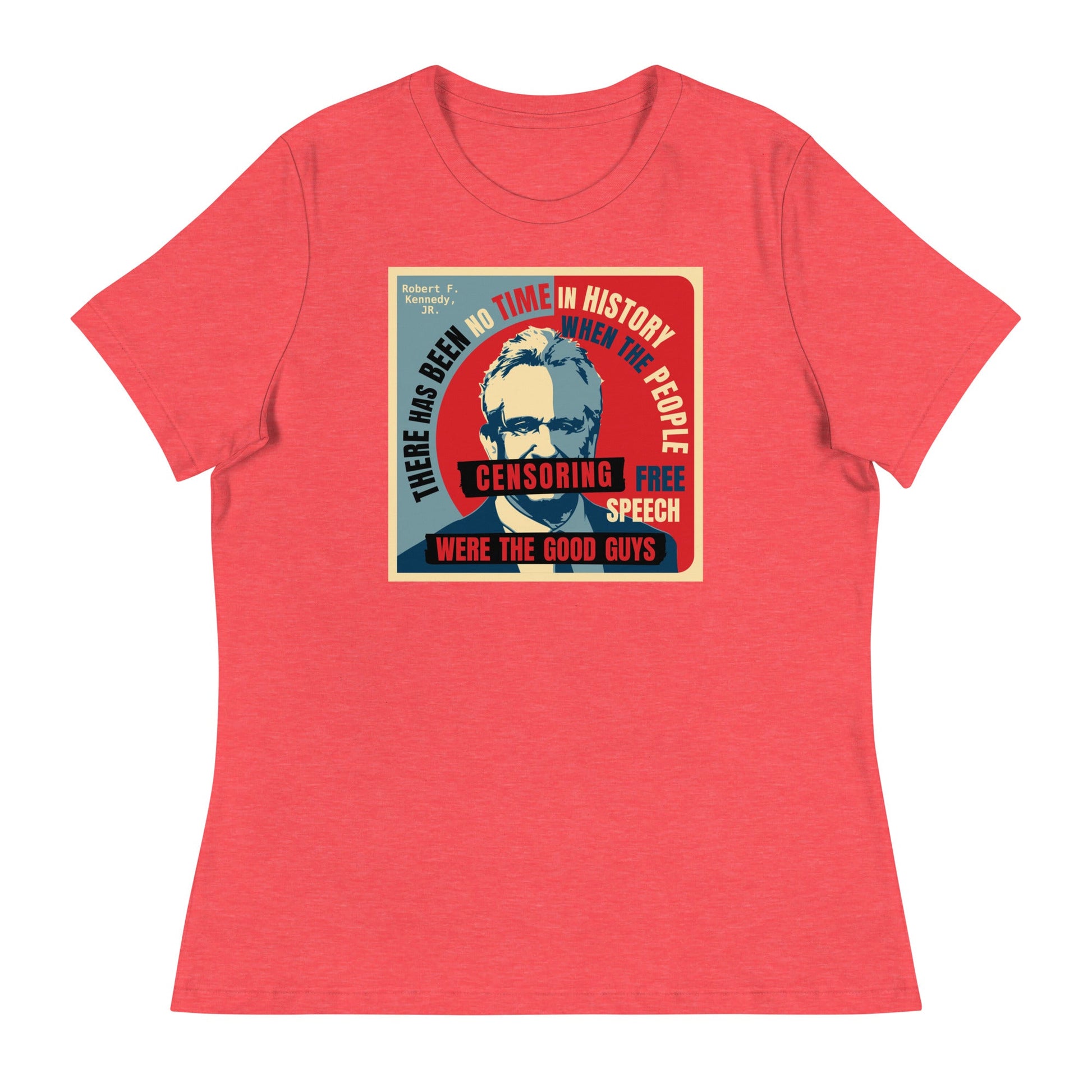 Free Speech Kennedy Women's Relaxed Tee - TEAM KENNEDY. All rights reserved