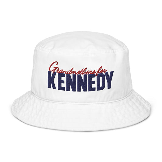 Grandmothers for Kennedy Embroidered Organic Bucket Hat - TEAM KENNEDY. All rights reserved