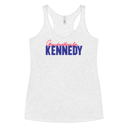 Grandmothers for Kennedy Women's Racerback Tank - TEAM KENNEDY. All rights reserved