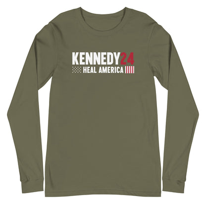 Heal America Unisex Long Sleeve Tee - TEAM KENNEDY. All rights reserved