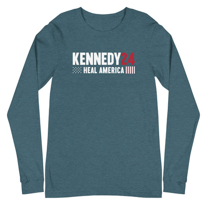 Heal America Unisex Long Sleeve Tee - TEAM KENNEDY. All rights reserved