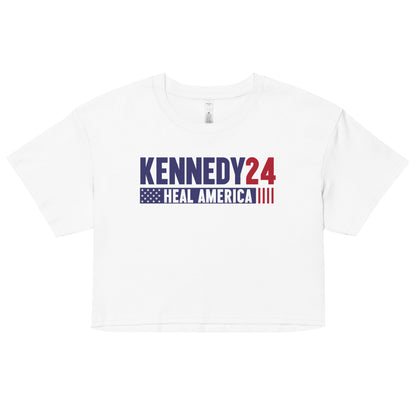 Heal America Women’s Crop Top - TEAM KENNEDY. All rights reserved