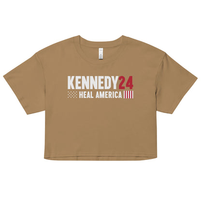 Heal America Women’s Crop Top - TEAM KENNEDY. All rights reserved