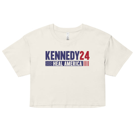 Heal America Women’s Crop Top - TEAM KENNEDY. All rights reserved