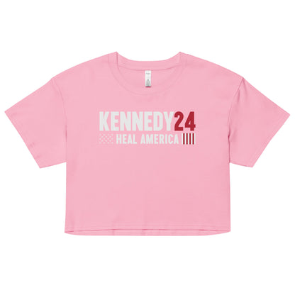 Heal America Women’s Crop Top - TEAM KENNEDY. All rights reserved