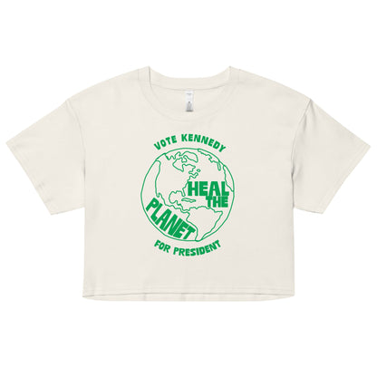 Heal the Planet Crop Top - TEAM KENNEDY. All rights reserved