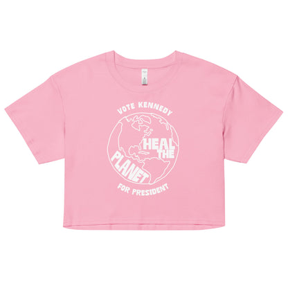 Heal the Planet Crop Top - TEAM KENNEDY. All rights reserved