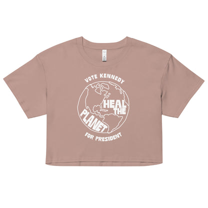 Heal the Planet Crop Top - TEAM KENNEDY. All rights reserved